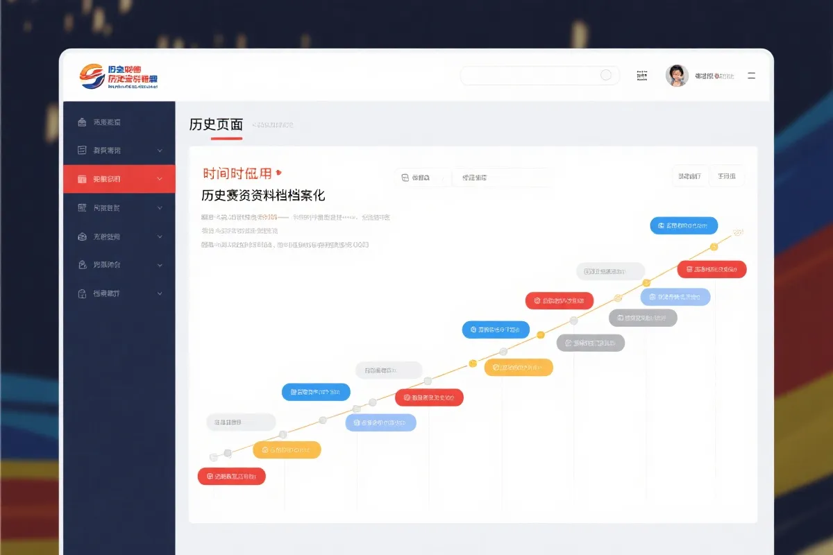 历史资料归档界面